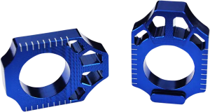 Axle Blocks Blue, Anodized