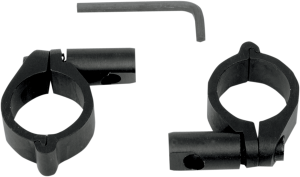 Replacement Round Windshield Handlebar Clamp Kit Black