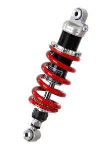 Emulsion Mono Gas Shock Adjustable Length Silver, Red, Black