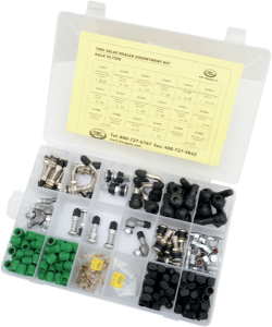 Valve Stem Kit Black, Raw