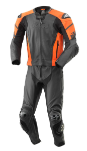 Costum de piele KTM Radius Portocaliu/Negru