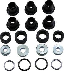 MOOSE RACING Rear Suspension Bushing Kit Black, Chrome 