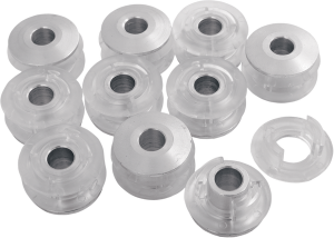 Premium Fuel Tank Mounting Bushings Silver