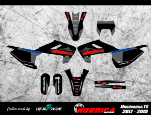 Kit stickere NordicaMoto Husqvarna TE 17-19