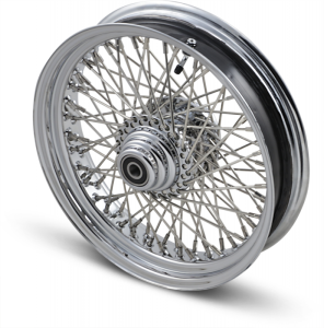 Front Wheel 16x3.5 Single-disc 80-spoke Chrome Silver