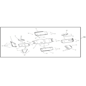SCUT PROTECȚIE ALUMINIU ATV CFMOTO CFORCE 600/625 TOURING MY2022