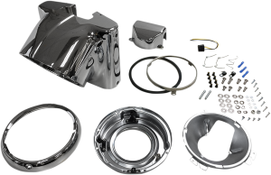Headlight Nacelle Kit Chrome, 1, nordicamoto.ro