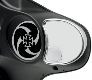 Fairing Mount Mirrors Silver, Chrome