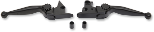 Journey Adjustable Lever Set For Harley Models Black