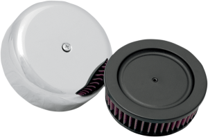 Custom Air Cleaner Assembly Silver, 1, nordicamoto.ro