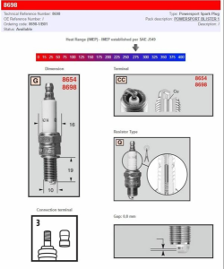 Champion Spark Plugs / Standard And Resistor Types, 2, nordicamoto.ro