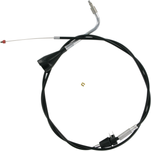 Black Vinyl Throttle/idle Cable Black +152 mm (6''), 1, nordicamoto.ro