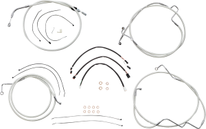 Sterling Chromite Ii® Designer Handlebar Installation Kit Silver, 2, nordicamoto.ro
