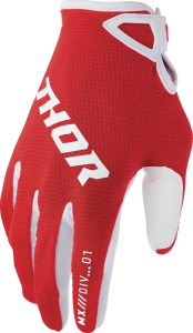 Youth Ridemode Static Gloves Red 