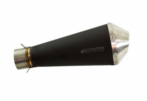 Megaphone Slip-on Mufflers Black, 3, nordicamoto.ro