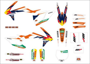 Kit stickere KTM Factory SX 16-17