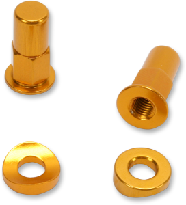 Rim Lock Tower Nut/spacer Set Anodized, Gold, 1, nordicamoto.ro