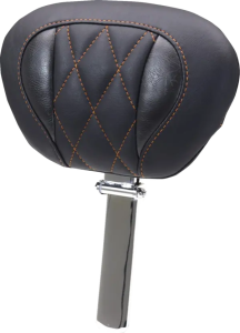 Deluxe Touring Driver Backrest Black 