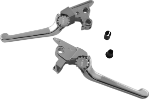 Anthem Adjustable Lever Set For Harley Models Silver