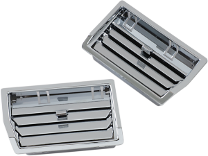 Lower Fairing Fresh Air Vents Chrome