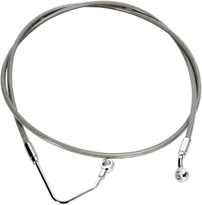 Xr Stainless Upper Brake Line Silver, Polished Oversize [+102 mm (4'')], 1, nordicamoto.ro