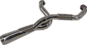 Big Sexy 2-into-1 High Performance Exhaust Polished, 1, nordicamoto.ro