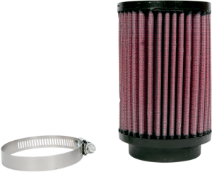 Universal Clamp-on Air Filter Black, Red, 1, nordicamoto.ro