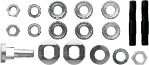 Saddle To Tee Mounting Kit Silver