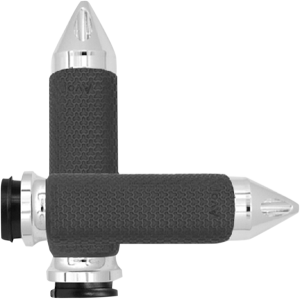Vibration Dampening Memory Foam Grips Silver