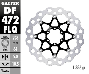 Cubiq Brake Rotor Silver, 2, nordicamoto.ro