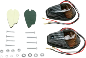 Flush Mount Marker Lights Carbon Fiber
