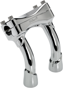 Murdock Handlebar Riser Silver, 1, nordicamoto.ro