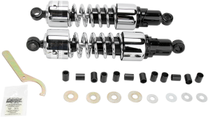 412 Series Cruiser Shocks Black, Chrome, 1, nordicamoto.ro
