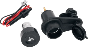 Handlebar-mount Cigarette Lighter Black