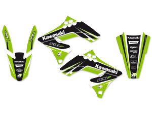 Dream 4 Graphics Kit Black, Green, White, 2, nordicamoto.ro