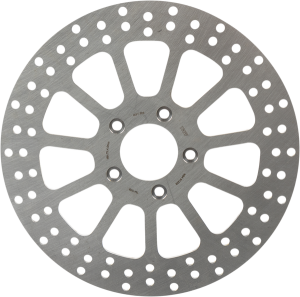 Brake Rotor Fixed Round Silver, Stainless Steel, 2, nordicamoto.ro