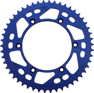 MOOSE RACING Rear Aluminum Sprocket Blue 
