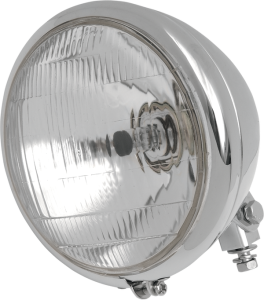 Custom 6-1/2(r) Headlight Assembly Chrome