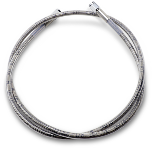 Universal Brake Line Silver, Clear-coated