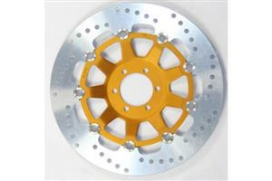 Floating Brake Rotor Gold, Silver, Stainless Steel