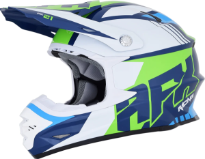 Fx-21 Pinned Offroad Helmet Blue/green/white 2x-large