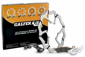 Oversize Brake Kit Front Black, Silver, Stainless Steel, 2, nordicamoto.ro