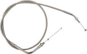 Stainless Steel Throttle/idle Cable For Street Silver Standard, 1, nordicamoto.ro