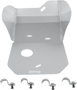Placă de protecție din aluminiu (argintie), 1, nordicamoto.ro
