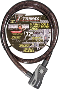 Alarm Cable Lock Black
