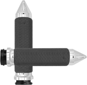 Vibration Dampening Memory Foam Grips Silver, 1, nordicamoto.ro