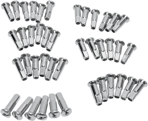 Replacement Nipples For Spoke Set Natural, Silver