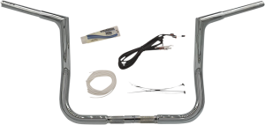 1-1/4(r) Ez Install Flat Top Handlebar Kit Silver, 1, nordicamoto.ro