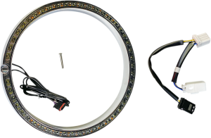 Probeam® Turn Signal Ring Trim Amber, White, 4, nordicamoto.ro