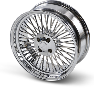 Rear Wheel 50 Spoke Radial 18(r)x7(r) Chrome Silver